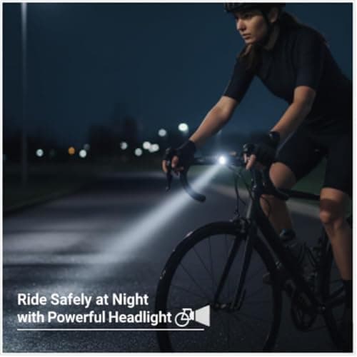 4K Bike Camera with GPS Tracking, Cycling Computer & Headlight – Spedal S1 30FPS Action Cam with 6-Axis EIS, 132° Wide Angle, Speed/Route Recording, Night Vision, IP65 Waterproof, 64GB SD Card 9