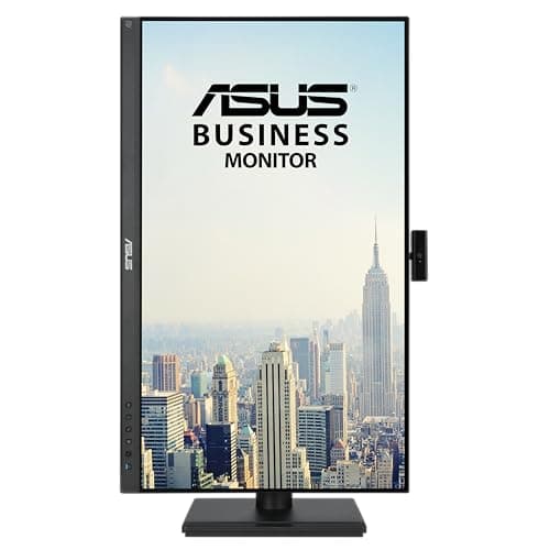 ASUS 27” 1080P Video Conferencing Monitor (BE279QFK) - Full HD, IPS, 100Hz, Frameless, Built-in Webcam, Mic Array, Speaker, Height Adjustable, Ergonomic Design, Eye Care, Wall Mountable, 3 yr warranty 9