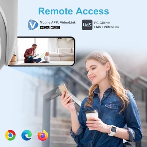 Anpviz 6MP PoE PTZ Camera Outdoor, 5X Optical Zoom 2.7~13.5mm Lens, Pan Tilt Zoom IP Security Camera with Human Vehicle Detection, Spotlight&Sound Alarm, SD Card Slot, IP66, NDAA Compliant (U Series) 8