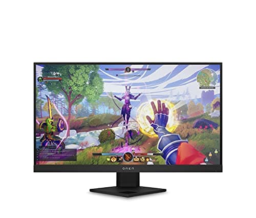 OMEN 25i Gaming Monitor, 1080p IPS FHD Display 165Hz with 1ms VESA HDR 400, NVIDIA G-SYNC Compatible, AMD FreeSync Premium Pro, VESA Mounting, Console Compatible, Eyesafe Screen (Renewed), Black