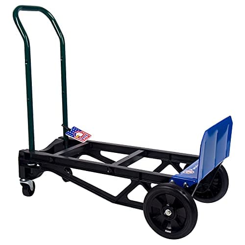 American Lifting 400 lb Capacity Ultra Lightweight Super Strong Nylon Convertible Hand Truck & Dolly 9