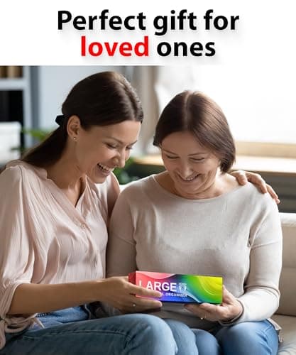 Extra Large Pill Organizer 2 Times a Day – XL Pill Box 7 Day with Big AM/PM Compartments – Fits Large Vitamins, Supplements & Gummies, for 7 or 14-Day Use, Color-Coded, Senior-Friendly, No Spills 8