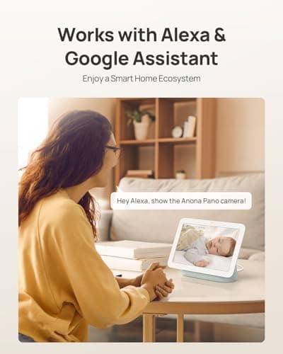 Anona 4K UHD Indoor Camera, Pet/Dog/Baby Security Camera with Phone App, 360°Pan-Tilt, 5G/2.4G Dual-Band Wi-Fi 6, Auto-Tracking, Person/Pet/Baby Crying Detection, Privacy Mode, Two-Way Audio, 2 Pack 8