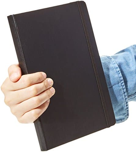 Amazon Basics Daily Planner and Journal, Weekly and Monthly, Undated, Productivity Organization with Goals, Hardcover, 5.8" x 8.25", Black 6