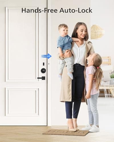 Philips Wi-Fi Smart Lock, Turn Your Existing Deadbolt into Smart Door Lock, Built-in WiFi, APP Remote Control, Keyless Entry Door Lock, Auto-Locking, Status Logging, Multiple Alarm, Matte Black 5