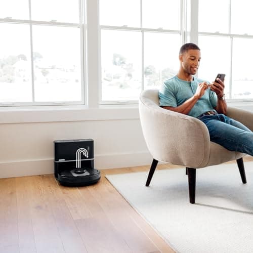 Shark UR2500SR AI Ultra Robot Vacuum with Self-Empty Base, Bagless, 30-Day Capacity, LIDAR Navigation, Compatible with Alexa, WiFi Connected, Black 2