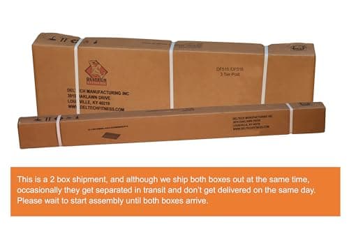 DF516- Three Tier 55" Dumbbell Rack by Deltech Fitness 6