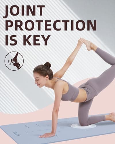 YOTTOY Yoga Mat, 72"x 32"x1/3" Extra Wide Non-Slip Exercise Fitness Yoga Mats,Eco-Friendly TPE Exercise Mats for Women Men Home Workout with Strap Bag (Nile, 72x32x1/3) 5