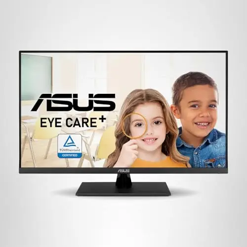 ASUS 31.5” 4K HDR Eye Care Monitor (VP327Q) – UHD (3840 x 2160), 99% sRGB, HDR-10, Adaptive-Sync, Speakers, DisplayPort, HDMI, Flicker Free, Blue Light Filter, VESA Mountable,Black 8