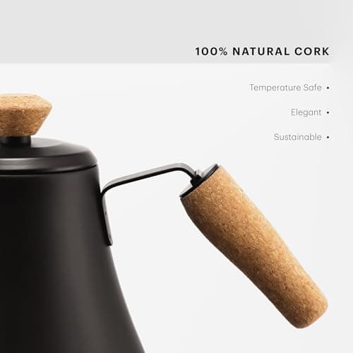 Bodum 27oz Bistro Gooseneck Electric Water Kettle, Pour Over Coffee & Tea, Stainless Steel, Matte Black 5