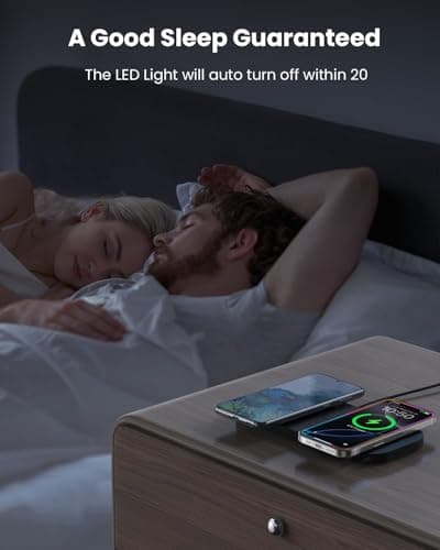 TAMOXI Wireless Charger, 10W Max Dual Charging Pad for iPhone 17/16/15/14/13/12/11/XR/X/8, Airpods 4/3/2/Pro, Samsung Galaxy S25/S24/S23/S22/S21, QC 24W Adapter, Charging Adapter 6