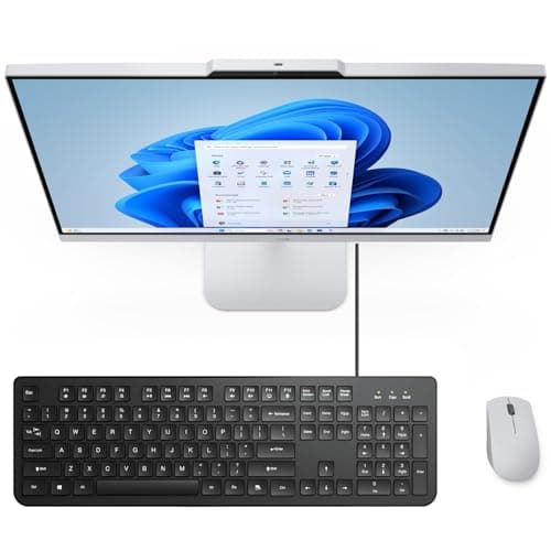 Lenovo 24 23.8" All-in-One Desktop Computer for Home Office, 16GB DDR4 RAM, 1TB PCIe SSD, Intel Processor 8-Core i3-N305, Lifetime Office 365 for Web, FHD AIO PC, WiFi 6, BT 5.2, Win 11, White 8