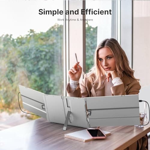Oiiwak Laptop Screen Extender, 14'' FHD 1200P 16:10 IPS Al Alloy Ultra-Thin Dual/Triple Monitor Display, HDMI/USB-C Plug-Play Portable Monitor for 13-16inch Laptop(Mac, Win, Android) 9