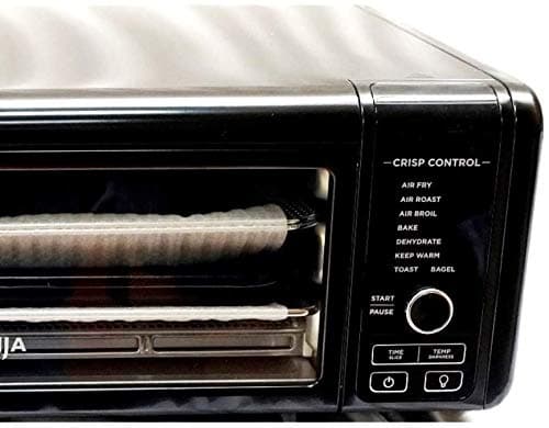 Ninja SP101 Foodi 8-in-1 Air Fry Large Toaster Oven Flip-Away for Storage Dehydrate Keep Warm 1800w XL Capacity Piano shiny BLACK (Renewed) 5