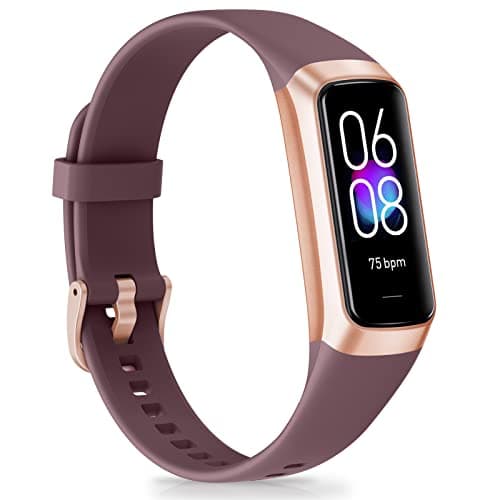 Fitness Tracker, 1.10" Step Tracker with 24/7 Heart Rate, Blood Pressure, Sleep Calorie Tracker, Smartwatch Step Counter for Android iOS, Activity Tracking, Pedometer Watch for Women Men Kids