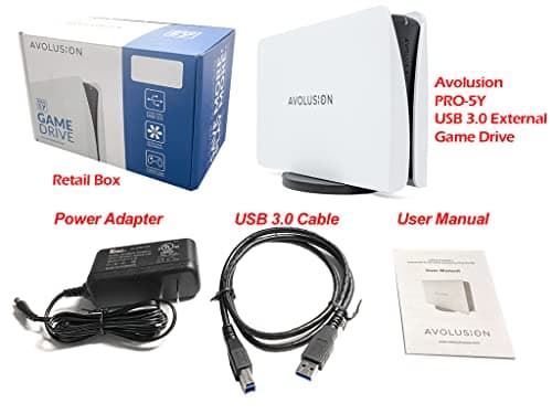 Avolusion PRO-5Y Series 10TB USB 3.0 External Hard Drive for WindowsOS Desktop PC/Laptop (White) - 2 Year Warranty 7