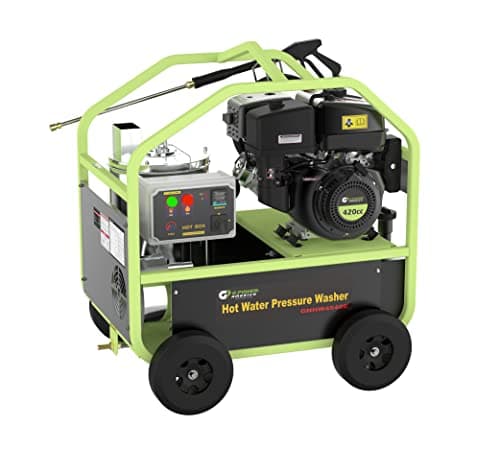 Green-Power America Commercial Hot Water Pressure Washer GNHW4540E - 4500 PSI, 4.1 GPM, Gas Engine, Diesel Burner 4