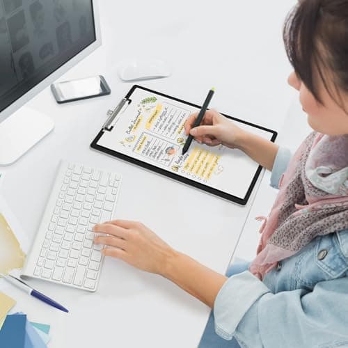 Juvealoe Legal Size Clipboard, 8.5 x 14 Black Plastic Long Clip Board with Low Profile Clip, 9 x 15 in, Suitable for Legal Lawers and Business, Office Supply 7