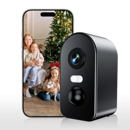 runofast 4G LTE Cellular Security Camera Indoor, No WiFi Wireless Camera with SIM Card & Unlimited Data Plan, 2K Security Camera with Motion Detection, Color Night Vision, 2-Way Talk for Remote Areas