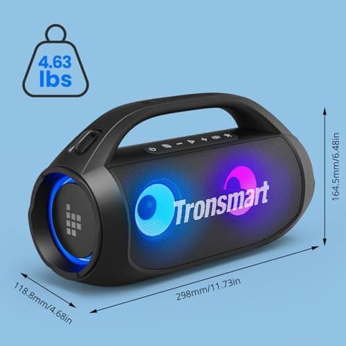 Tronsmart Bang SE Portable Bluetooth Speaker, Colorful LED and 40W Wireless Stereo to Infuse Your Party, Ultra Lightweight Portable Design and IPX6 Waterproof, Suitable for Party/Outdoor/Travel 10