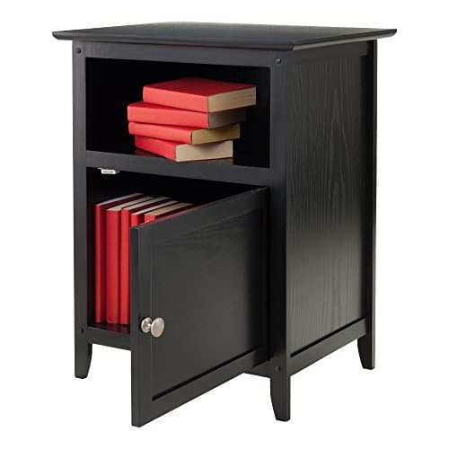 Winsome Henry Nightstand, Black 5