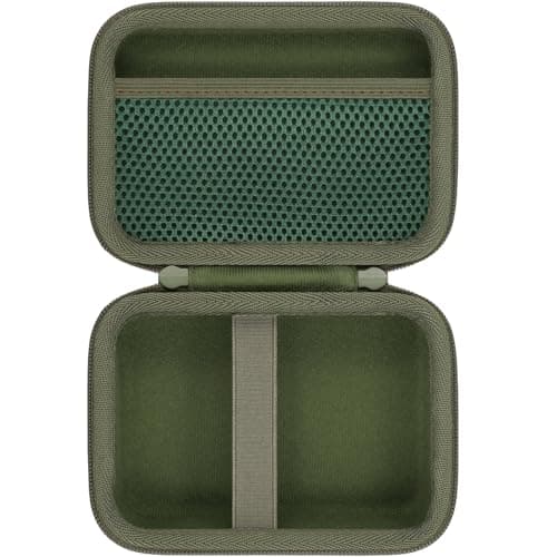 Aenllosi for Phomemo A30 Label Printer Hard Case, Phomemo A30 Mini Label Maker Machine Organizer, Green (Case Only) 8