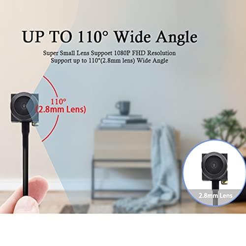 PEGATISAN 1080P Webcams Eye Contact Computer Camera Center Cam with Microphone 120°Wide-Angle Mini USB Cameras Webcam for Zoom/Skype/Teams, Conferencing/Calling/Gaming Laptop 6