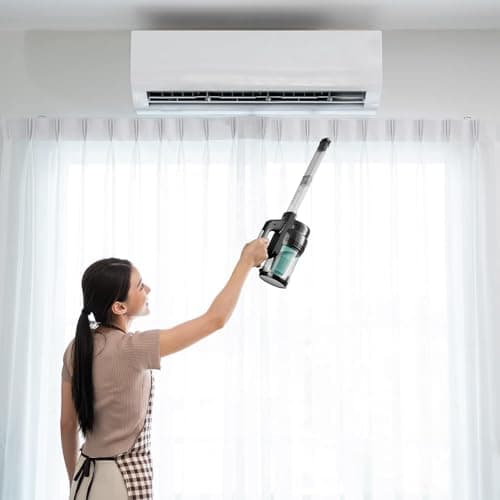 Ofuzzi H9 Pro Handheld Vacuum Cleaner, Extra-Long Crevice Tool, 40AW/13kPa Surging Suction, LED- Display&Light, Up to 30 Mins Runtime, Portable Vacuum for Home Cleaning, Black 9