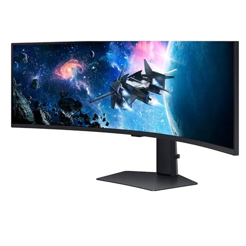 Samsung 49” Odyssey G9 Series DQHD 1000R Curved Gaming Monitor, 1ms(GtG), VESA DisplayHDR 1000, 240Hz, AMD FreeSync Premium Pro, Height Adjustable Stand, Ultrawide Screen, LS49CG954ENXZA, 2024 28