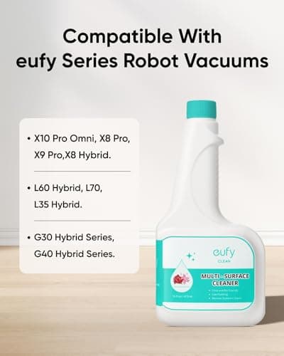 eufy Robot Vacuum Omni C20 with All-in-One Station RoboVac Hard Floor Cleaning Solution (2 Bottles) 9