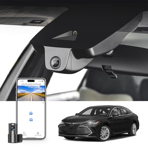 Mangoal Front 4K & Rear 1080P Dash Cam Custom Fit for Toyota Avalon 2019 2020 2021 2022 Limited Touring XLE TRD XSE, Integrated OEM Look, UHD 2160P Video, WiFi & App,Loop Recording,128GB Card