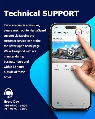 4G LTE Cellular Camera with 360-Day Mobile Data for Jobsite/barn/Remote Areas, No WiFi Security Camera Wireless Outdoor, Human Tracking, Motion Detection, 360° Pan-Tilt, Cloud&Local Storage 7