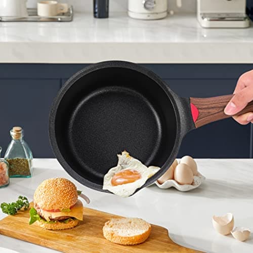 Vinchef 2qt Nonstick Sauce Pan with Lid, Small Milk Pot Pan Germany 3C+ CERAMIC Reinforced Coating,Saucepan with Stay-Cool Handle, Compatible for All Stove Top 5