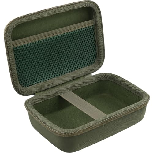 Aenllosi for Phomemo A30 Label Printer Hard Case, Phomemo A30 Mini Label Maker Machine Organizer, Green (Case Only) 9