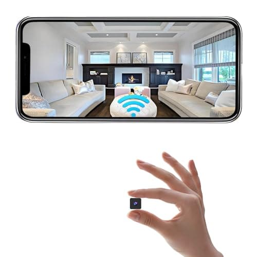 Mini Wireless Camera Home Security cámaras Indoor/Outdoor Cam 1080P HD Small Smart WiFi House Cameras Micro House Nanny Cams Battery-Powered with Motion Detection and Clear Night Vision Baby Monitor