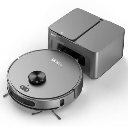 SHELIKI Vacuum Cleaner Robot 6000Pa Strong Suction for Pet Hair T67