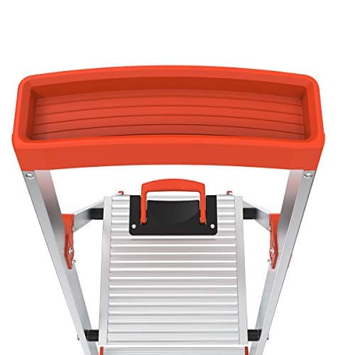 Little Giant Ladders Flip-N-Lite 6 ft Lightweight Step Ladder with Standing Platform, Aluminum, 300 lb Load Capacity, Type 1A Extra Heavy Duty, 10.25 ft Reach Height (15270-001) 10