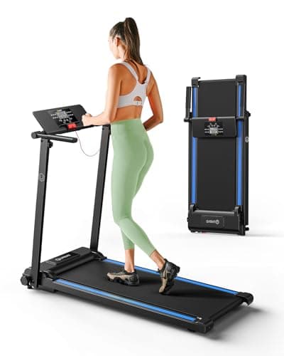 UREVO Walking Pad Treadmills for Home Office, Under Desk Compact Design Treadmill Portable Walking Pad Treadmill with Remote Control, LED Display