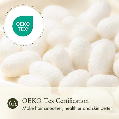 LILYSILK Natural Silk Pillowcase for Hair and Skin with Cotton Underside Standard 20x26 Inch Silvergray 1pc 19 Momme 6