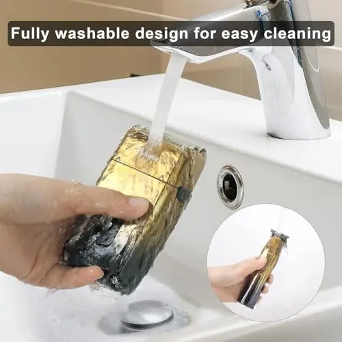 Hatteker Foil Shaver Bald Head Shaver Electric Shaver Razor for Men Precision Trimmer Beard Clipper Triple Blades Waterproof Cordless 6