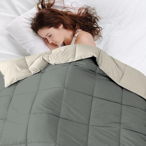 Modern Threads Down Alternative Reversible Comforter Sage Green/Cream Twin 8