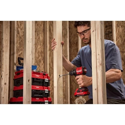 CRAFTSMAN V20 BRUSHLESS RP Compact Drill/Driver, Variable Speeed Trigger, Built In LED, Includes Battery and Charger (CMCD714D1) 2