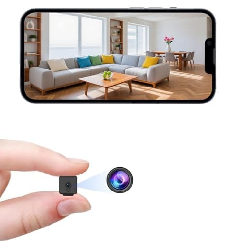 Shaopao Hidden Spy Camera, 4K Ultra HD WiFi & SD Mini Camera Nanny Cam for Home Portable Outdoor Indoor Cameras, Small Cameras with Motion Detection,Night Vision and Cloud Storage