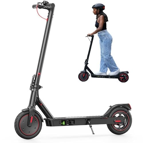 Escoone Electric Scooter for Adults, 18 MPH Top Speed, 12 Miles Range, 350W Motor, Foldable Escooter with 8.5" Pneumatic Tires, Cruise Control & Dual Braking, Commuter E-Scooter for Adults & Teens 9