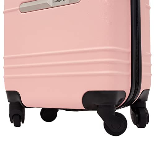 Travelers Club 22" Richmond Spinner Carry-On Luggage, Rose Gold 7