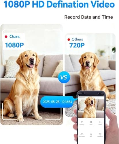 Kestanlora 1080P Wireless Cameras Mini Small Security Wall Outlet WiFi Camera Indoor Camera for Home Security【Upgraded】 6