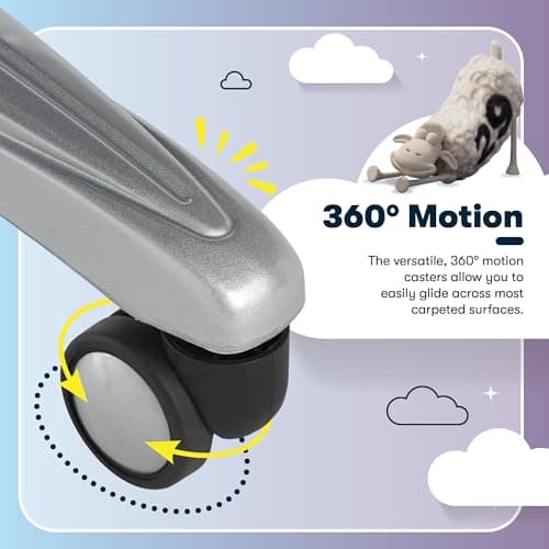 Serta Bryce Executive Office Chair - Ergonomic Computer Desk Chair with Patented AIR Lumbar Technology - Adjustable Height - Memory Foam Body Pillows - 360° Swivel Rolling Base - Bonded Leather - Gray 12