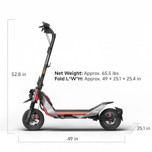 Segway ZT3 Pro Electric Scooter, Up to 24.9 MPH, 43.5-Mile Range, Dual Suspension, Flash Charge, 1600W Peak Motor, Off-Road Scooter for Adults UL Certified (UL2272/2271) 12