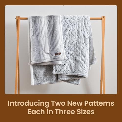 Bearhug Heated Blanket 6 Heat Settings Electric Blanket, 4-Hour Auto Shut-Off, Luxurious Faux Fur & Sherpa Dual-Sided Heated Throw, Machine Washable, 50 x 60 Inches, Gift-Ready Elegant Packaging 6