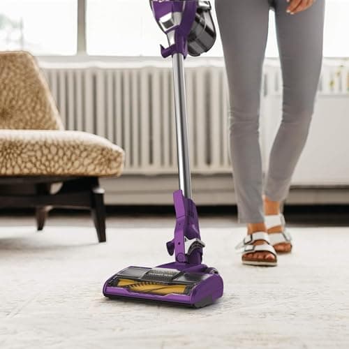 Shark ZS351 Rocket Corded Ultra-Light Vacuum with Zero-M Anti-Hair Wrap Technology, XL Dust Cup, Hand Vacuum Mode, & Swivel Steering, Plum Purple 11